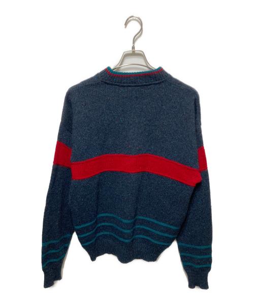 PENDLETON（ペンドルトン）PENDLETON (ペンドルトン) ヘンリーネックニット グレー サイズ:Lの古着・服飾アイテム