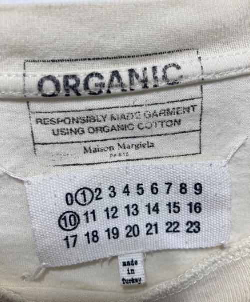 Maison Margiela（メゾンマルジェラ）Maison Margiela (メゾンマルジェラ) オーガニックコットンTシャツ ベージュ サイズ:Lの古着・服飾アイテム