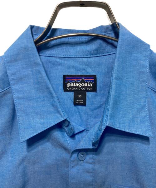 Patagonia（パタゴニア）Patagonia (パタゴニア) ゴー・トゥ・シャツ ブルー サイズ:XSの古着・服飾アイテム