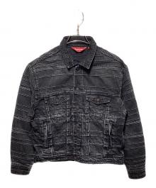 SUPREME（シュプリーム）の古着「Layered Denim Trucker Jacket」｜ブラック
