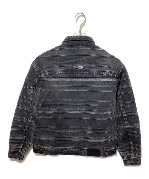 SUPREME（シュプリーム）Supreme (シュプリーム) Layered Denim Trucker Jacket ブラック サイズ:Sの古着・服飾アイテム