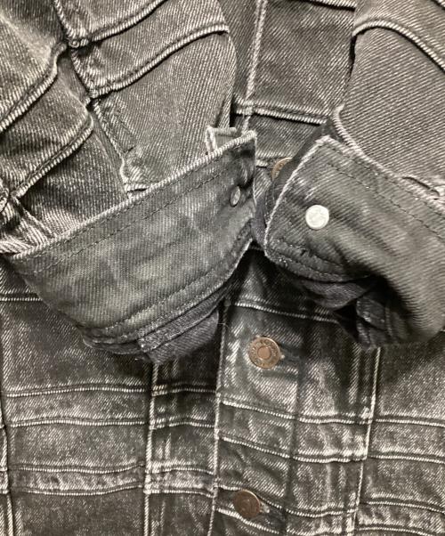 SUPREME（シュプリーム）Supreme (シュプリーム) Layered Denim Trucker Jacket ブラック サイズ:Sの古着・服飾アイテム