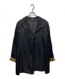 LEONARD FASHION（レオナールファッション）の古着「シルクライトコート」｜ブラック
