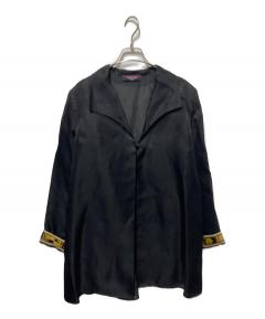 中古・古着通販】LEONARD (レオナール) 水彩画プリントブラウス マルチ