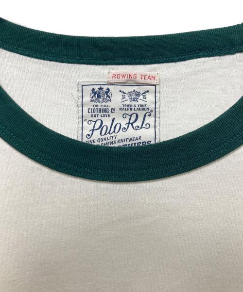 POLO RALPH LAUREN（ポロ・ラルフローレン）POLO RALPH LAUREN (ポロ・ラルフローレン) Classic Fit Jersey Graphic T-Shirt/クラシックフィットTシャツ ホワイト×グリーン サイズ:Lの古着・服飾アイテム