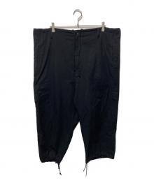Y's（ワイズ）の古着「ワイドカーゴパンツ」｜ブラック