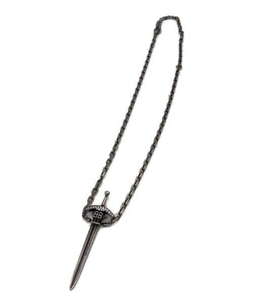 BALENCIAGA（バレンシアガ）BALENCIAGA (バレンシアガ) Goth Sword ネックレス シルバーの古着・服飾アイテム