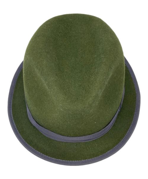 the fat hatter（ザ ファットハッター）the fat hatter (ザ ファットハッター) フェルトハット グリーンの古着・服飾アイテム