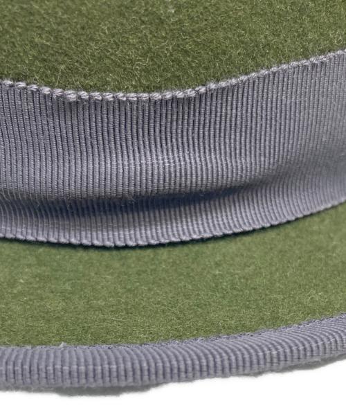 the fat hatter（ザ ファットハッター）the fat hatter (ザ ファットハッター) フェルトハット グリーンの古着・服飾アイテム