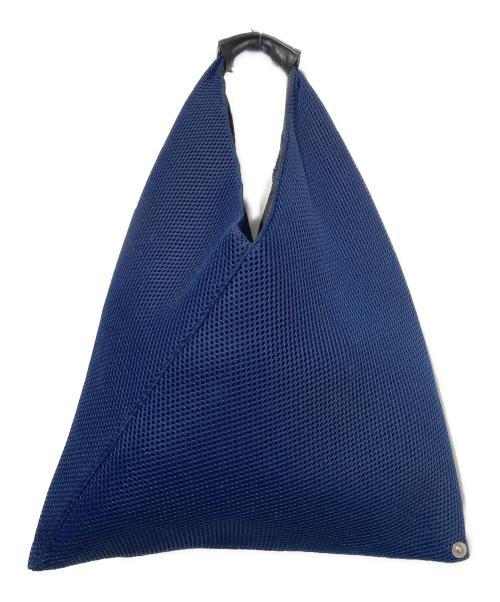 MM6 Maison Margiela（エムエムシックスメゾンマルジェラ）MM6 Maison Margiela (エムエムシックスメゾンマルジェラ) スモールジャパニーズハンドバッグ ブルーの古着・服飾アイテム