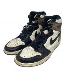 NIKE（ナイキ）の古着「AIR JORDAN1High OG "Sail/Dark Mocha/Black"/エアジョーダンハイ」｜ブラック×ブラウン
