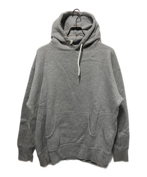 mocT（モクティ）mocT (モクティ) HEAVY FLEECE HOODIE/ヘヴィーフリースフーディ グレー サイズ:Ｌの古着・服飾アイテム