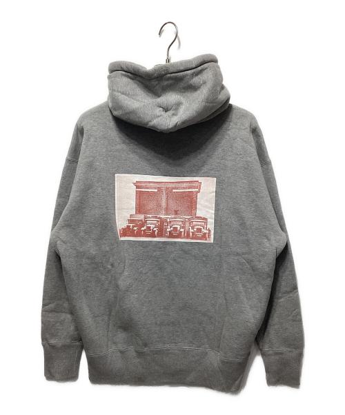mocT（モクティ）mocT (モクティ) HEAVY FLEECE HOODIE/ヘヴィーフリースフーディ グレー サイズ:Ｌの古着・服飾アイテム