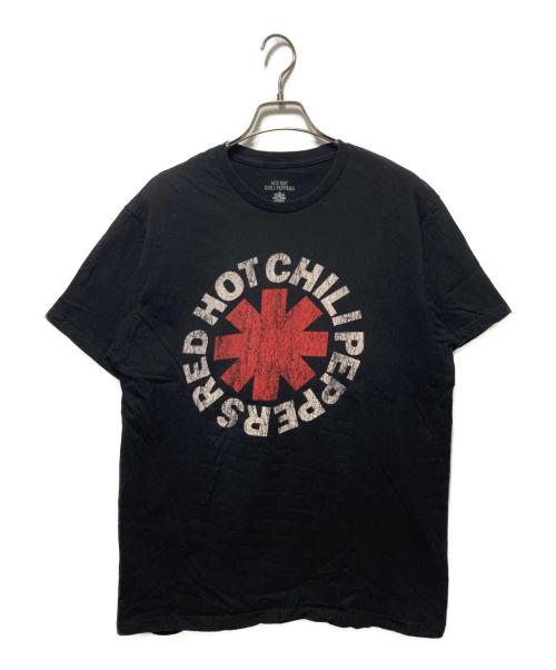 RED HOT CHILI PEPPERS（レッドホットチリペッパーズ）RED HOT CHILI PEPPERS (レッドホットチリペッパーズ) プリントTシャツ ブラック サイズ:Ｌの古着・服飾アイテム