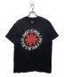 RED HOT CHILI PEPPERS（レッドホットチリペッパーズ）の古着「プリントTシャツ」｜ブラック