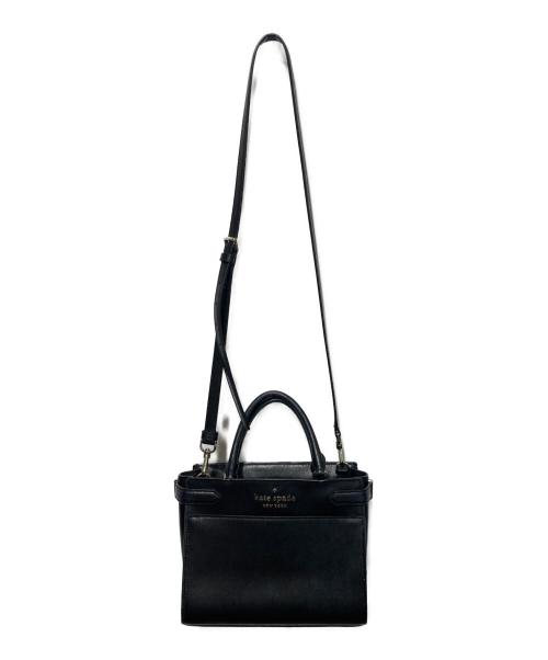 Kate Spade（ケイトスペード）Kate Spade (ケイトスペード) 2WAYショルダーバッグ ブラックの古着・服飾アイテム