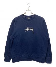 stussy（ステューシー）の古着「刺繍スウェット」｜ネイビー