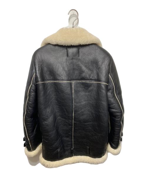 Acne studios（アクネ ストゥディオズ）Acne studios (アクネ ストゥディオズ) VELOCITEムートンライダースジャケット ブラック サイズ:34の古着・服飾アイテム