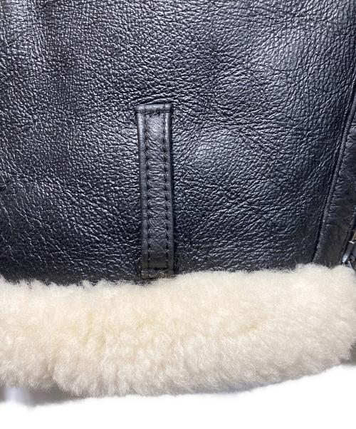 Acne studios（アクネ ストゥディオズ）Acne studios (アクネ ストゥディオズ) VELOCITEムートンライダースジャケット ブラック サイズ:34の古着・服飾アイテム
