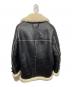 Acne studios (アクネ ストゥディオズ) VELOCITEムートンライダースジャケット ブラック サイズ:34：50000円