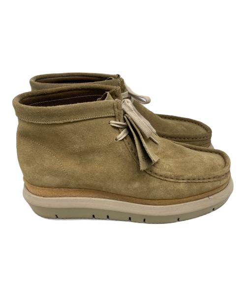 sacai（サカイ）sacai (サカイ) CLARKS (クラークス) Hybrid Wallabee Boots/ハイブリッドワラビーブーツ ブラウン サイズ:40の古着・服飾アイテム