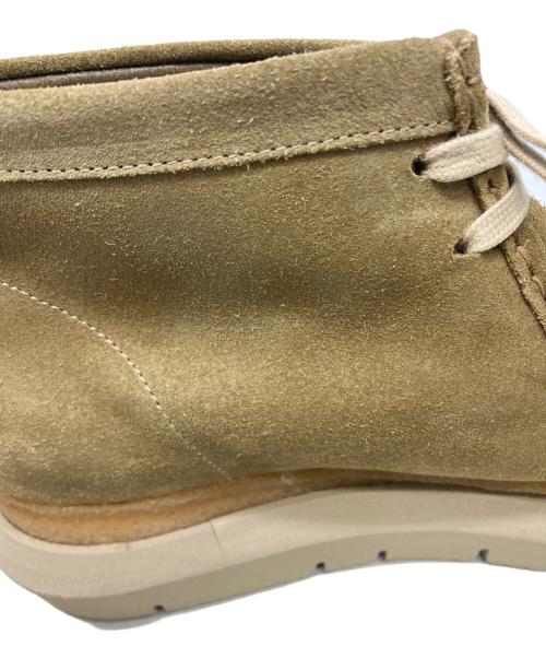 sacai（サカイ）sacai (サカイ) CLARKS (クラークス) Hybrid Wallabee Boots/ハイブリッドワラビーブーツ ブラウン サイズ:40の古着・服飾アイテム