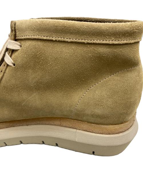sacai（サカイ）sacai (サカイ) CLARKS (クラークス) Hybrid Wallabee Boots/ハイブリッドワラビーブーツ ブラウン サイズ:40の古着・服飾アイテム