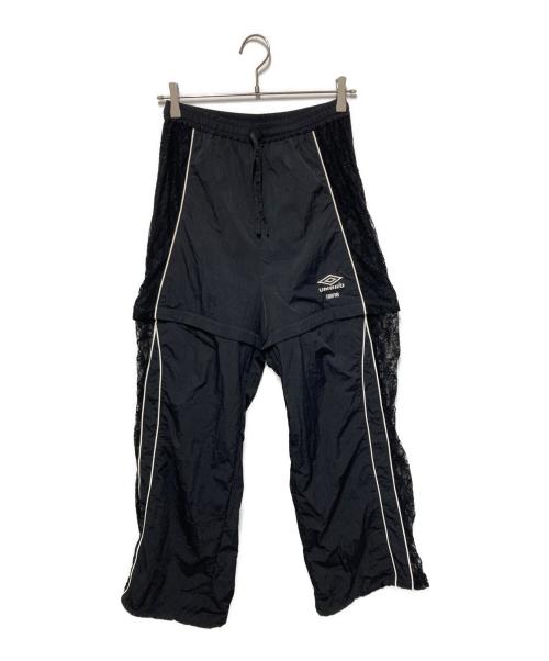 furfur（ファーファー）furfur (ファーファー) UMBRO (アンブロ) 2WAYトラックパンツ ブラック サイズ:1の古着・服飾アイテム