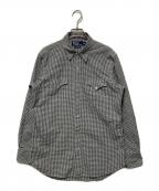 POLO RALPH LAURENポロ・ラルフローレン）の古着「ウエスタンシャツ」｜ホワイト×ブラック