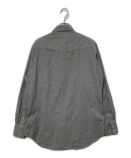 POLO RALPH LAUREN（ポロ・ラルフローレン）POLO RALPH LAUREN (ポロ・ラルフローレン) ウエスタンシャツ ホワイト×ブラック サイズ:Ｍの古着・服飾アイテム