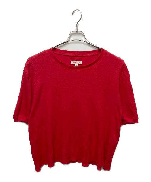 masu（エムエーエスユー）masu (エムエーエスユー) カットソー レッド サイズ:46の古着・服飾アイテム