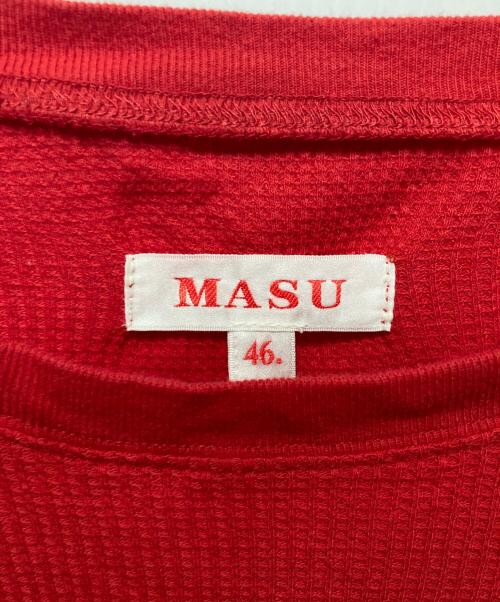masu（エムエーエスユー）masu (エムエーエスユー) カットソー レッド サイズ:46の古着・服飾アイテム