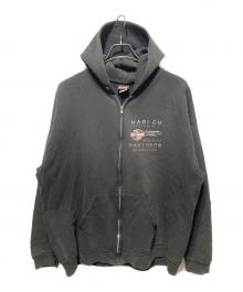 HARLEY-DAVIDSON（ハーレーダビッドソン）の古着「ジップパーカー」｜ブラック