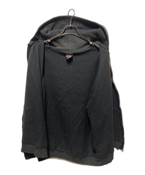 HARLEY-DAVIDSON（ハーレーダビッドソン）HARLEY-DAVIDSON (ハーレーダビッドソン) ジップパーカー ブラック サイズ:2Xの古着・服飾アイテム