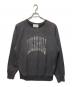 SUGARHILL（シュガーヒル）の古着「COLLEGE PRINT SWEAT SHIRT/カレッジプリントスウェットシャツ」｜ブラック