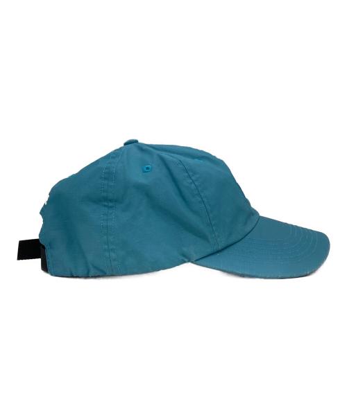 SUPREME（シュプリーム）SUPREME (シュプリーム) Small Box Coated Linen 6Panel Cap/スモールボックスロゴ6パネルキャップ ブルーの古着・服飾アイテム