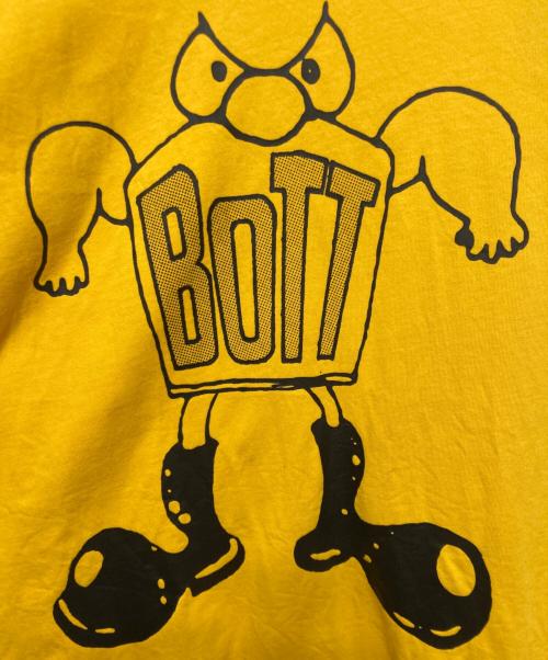 BoTT（ボット）BoTT (ボット) Big Boots Raglan L/S Tee/ビッグボッツラグラン グリーン×イエロー サイズ:Lの古着・服飾アイテム