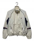 BoTTボット）の古着「Raglan Track Jacket/ラグラントラックジャケット」｜ベージュ×ネイビー