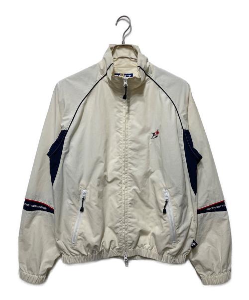 BoTT（ボット）BoTT (ボット) Raglan Track Jacket/ラグラントラックジャケット ベージュ×ネイビー サイズ:Ｍの古着・服飾アイテム