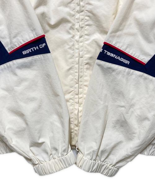 BoTT（ボット）BoTT (ボット) Raglan Track Jacket/ラグラントラックジャケット ベージュ×ネイビー サイズ:Ｍの古着・服飾アイテム