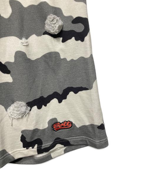 BoTT（ボット）BoTT (ボット) CAMO SWEAT SHORTS/カモスウェットショーツ グレー サイズ:Lの古着・服飾アイテム