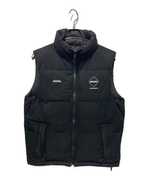 SOPH.（ソフ）SOPH. (ソフ) F.C.R.B. (エフシーレアルブリストル) リバーシブルダウンベスト ブラック サイズ:Sの古着・服飾アイテム