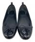 中古・古着 GUCCI (グッチ) エナメルリボンパンプス ブラック サイズ:36：6000円