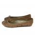 JIMMY CHOO (ジミーチュウ) スタッズバレエシューズ ブラウン サイズ:SIZE 37：6000円