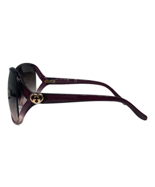 GUCCI（グッチ）GUCCI (グッチ) ラブリーハートサングラス レッド サイズ:62□13-120の古着・服飾アイテム