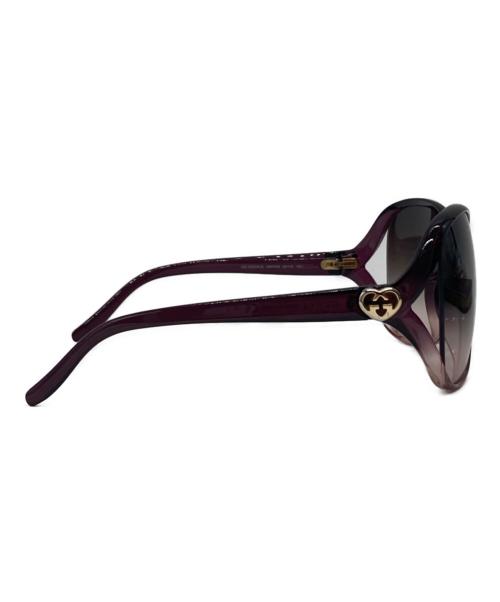 GUCCI（グッチ）GUCCI (グッチ) ラブリーハートサングラス レッド サイズ:62□13-120の古着・服飾アイテム