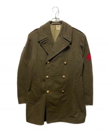 中古・古着通販】フランス軍 (フランスグン) ウールコート グリーン