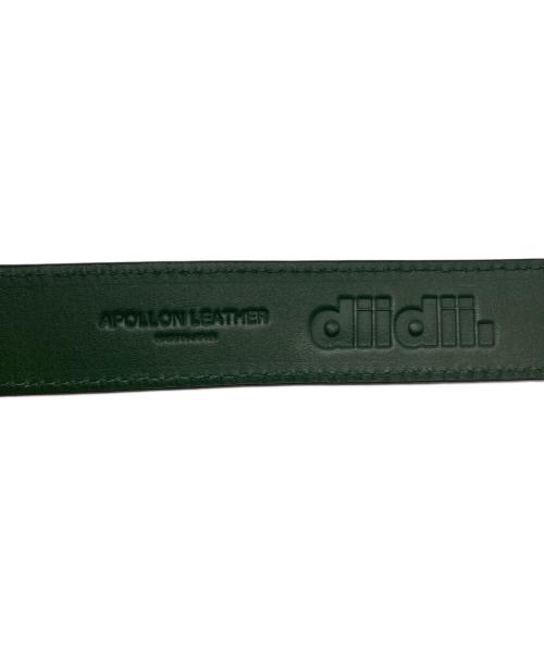 diidii（ディディ）diidii (ディディ) APOLLON LEATHER crocodile emboss belt ブラウンの古着・服飾アイテム