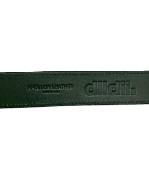 diidii（ディディ）diidii (ディディ) APOLLON LEATHER crocodile emboss belt ブラウンの古着・服飾アイテム