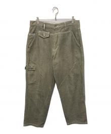 FUBU（フブ）の古着「ワイドデニムパンツ」｜グリーン